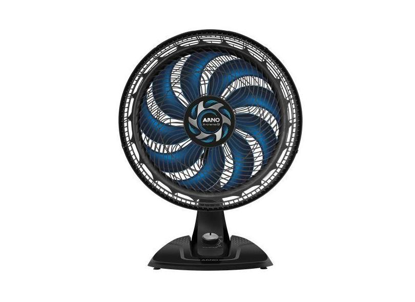 Ventilador De Mesa Arno X-Treme 9 Com 03 Velocidades Preto - Ve90