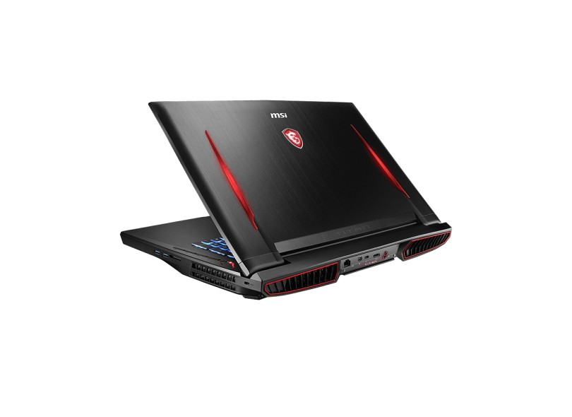 Notebook MSI Gamer Intel Core i7 7820HK 16 GB de RAM 1024 GB Híbrido 250.0 GB 17.3 " GeForce GTX 1080 Windows 10 GT73VR
