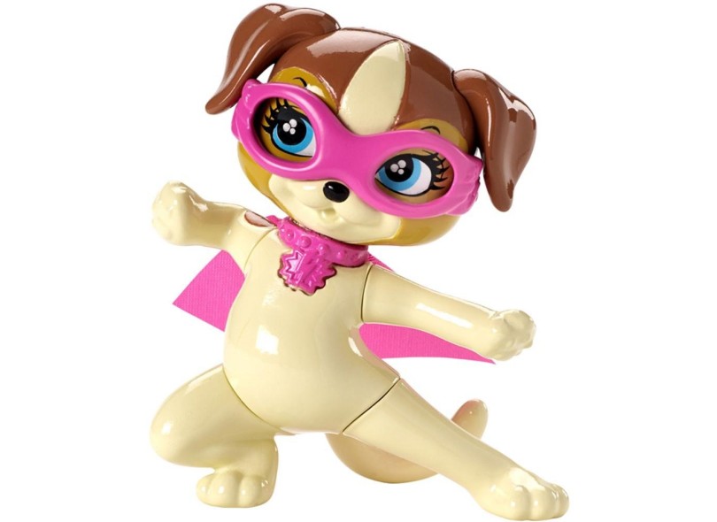 Boneca Barbie Super Princesa Super Bichinhos Cachorrinho Mattel