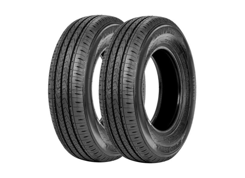 Jogo 2 Pneus Speedmax Aro 14 Drivemax Van V10 185R14C 102/100Q 8 Lonas