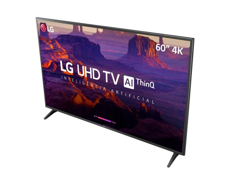 Smart TV TV LED 60 " LG ThinQ AI 4K Netflix 60UK6200PSA 3 HDMI