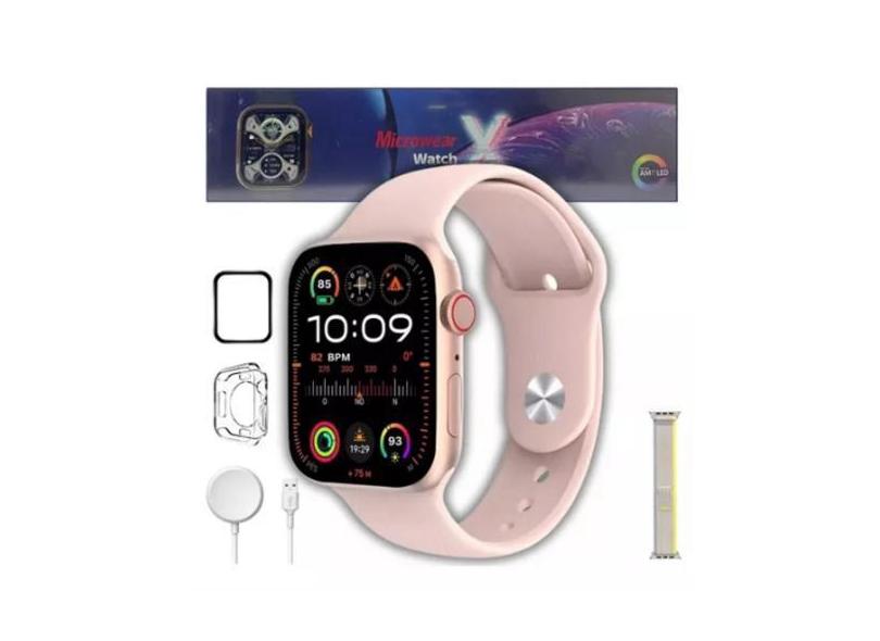 Relógio Smartwatch Watch X Séries 10 Microwear NFC, GPS, Músicas, Jogo