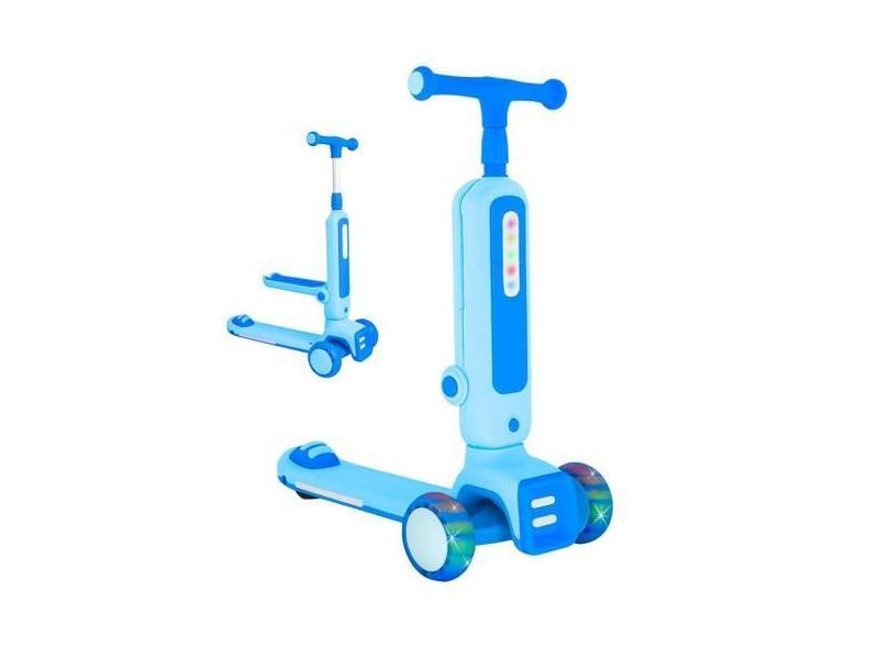 Patinete 2 Em 1 Radical Infantil 3 Rodas Em Pé Ou Sentado - Dm Toys