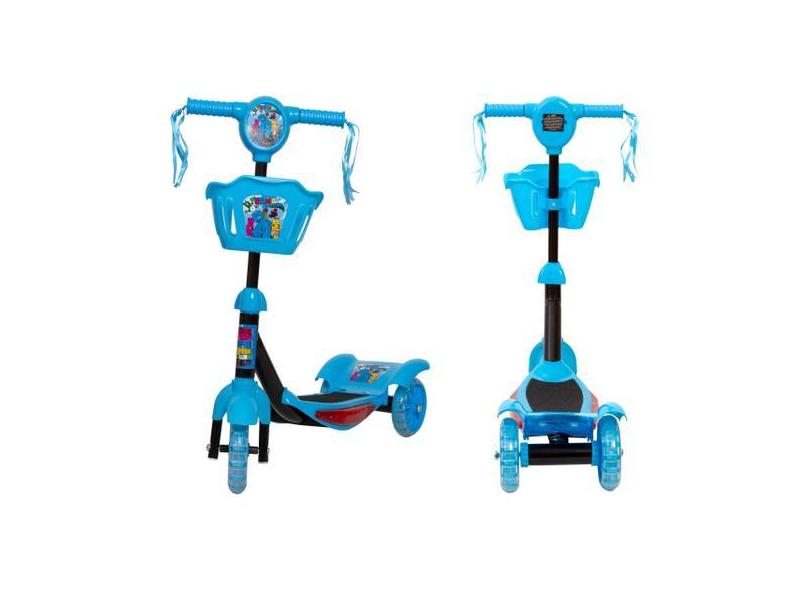 Patinete Scooter Turma Do Problems Radical Ajusta Altura - Toys 2U