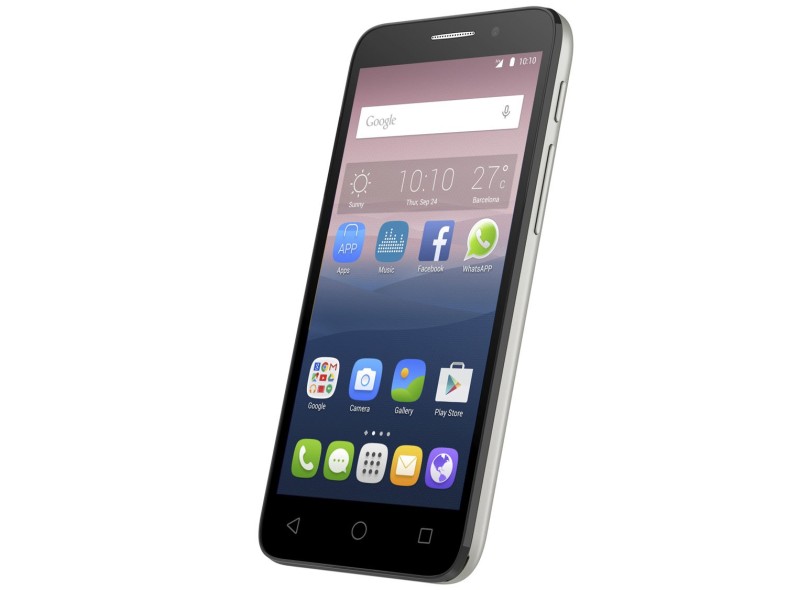 Smartphone Alcatel Pop 3 5054A 2 Chips 8GB Android 5.1 (Lollipop) 3G 4G Wi-Fi