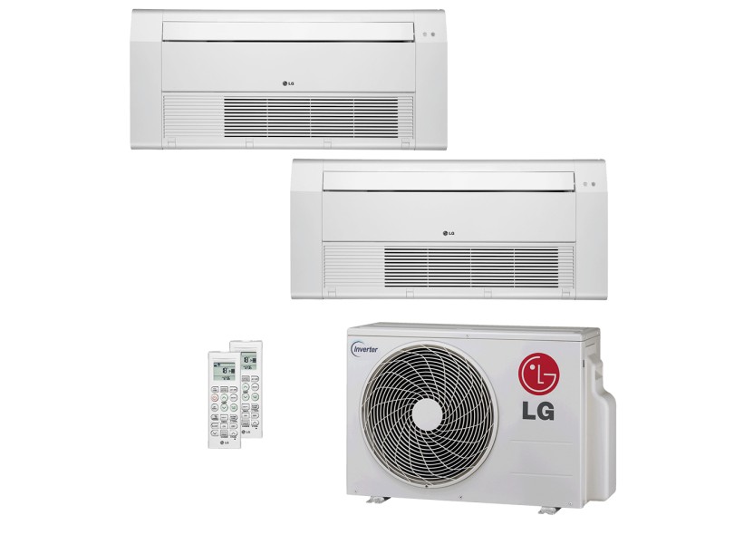 Ar Condicionado Multi Split LG 16000 BTUs Inverter Controle Remoto Quente/Frio A2UW16GFA0 / AMNH09GTUC0