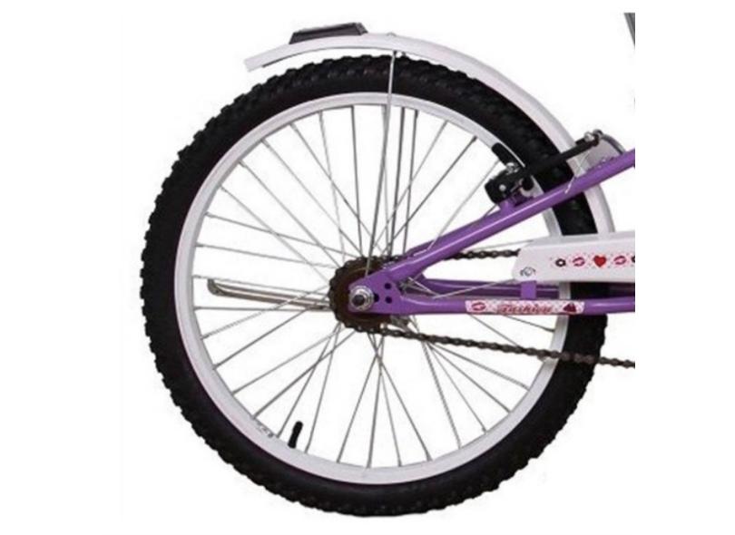 Bicicleta Dalannio Bike Lazer Aro 20 V-Brake Fashion Lilas