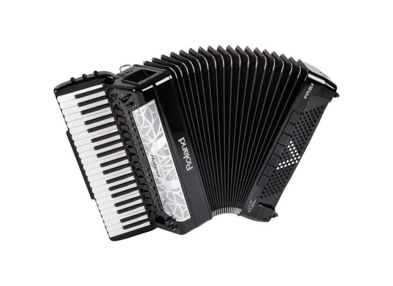 Acordeon Roland Fr-8X-Bk Midi 41 Teclas 120Bx Com Bag Preto