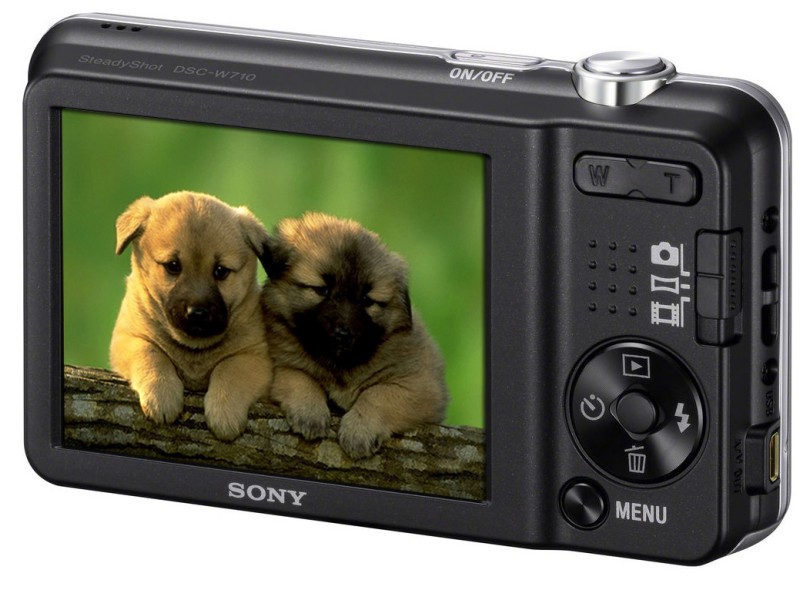 Câmera Digital Sony Cyber-Shot 16,1 mpx HD Foto panorâmica W710
