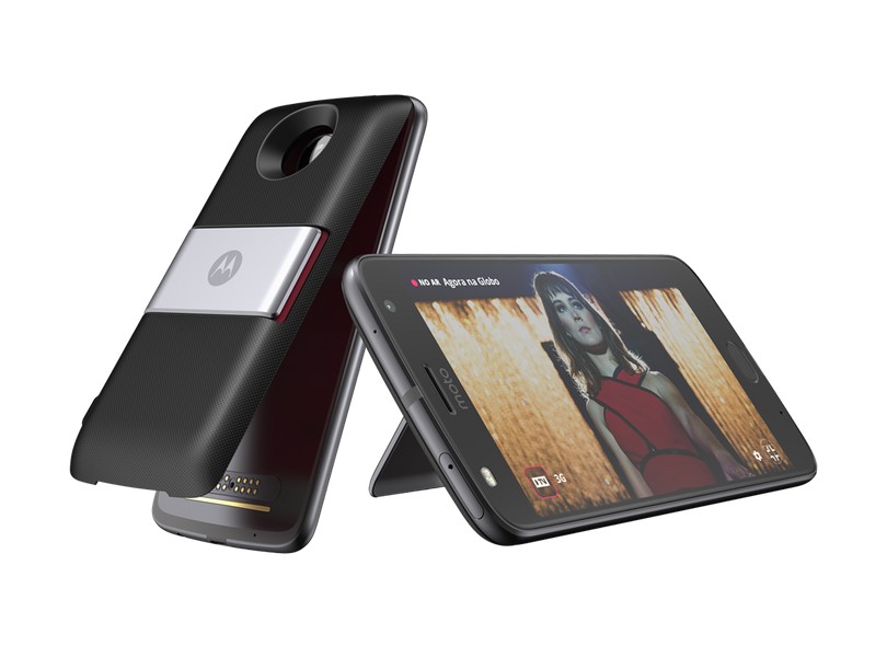 Smartphone Motorola Moto Z Z2 Play Power & DTV Edition XT1710 64GB 12.0 MP 2 Chips Android 7.1 (Nougat) 3G 4G Wi-Fi