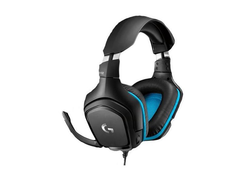Headset Logitech G232 P981-000769 para Jogos - Preto/Azul