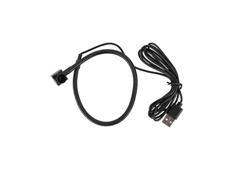 Webcam central USB 2MP Plug and Play com foco automático, microfone embutido, ideal para PC, laptop, uso na tela central e central