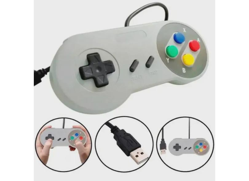Controle Usb Modelo Super Nintendo Super Control com o Melhor Preço é ...