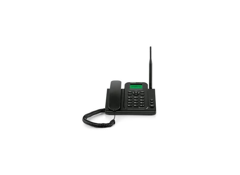 Telefone Celular Fixo Rural Intelbras CF4202N Dual Chip Bateria GSM Envia SMS