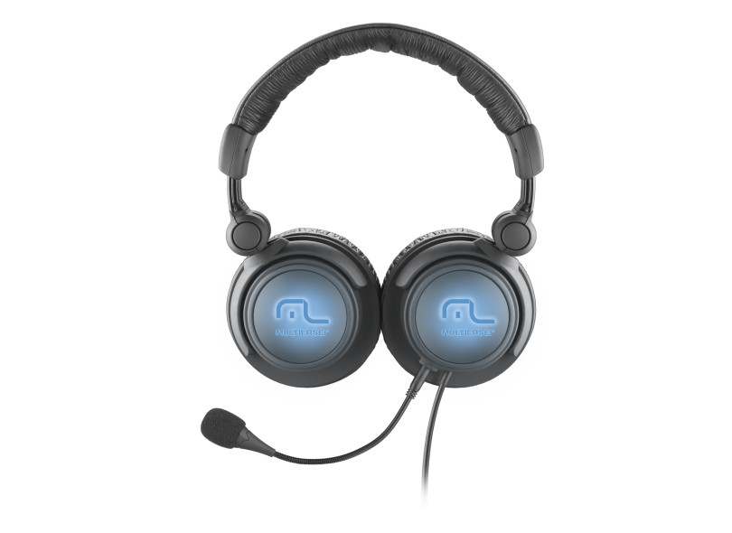Headset com Microfone Controle de Volume Multilaser HP094