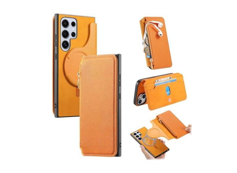 Capa flip para telefone Compatível com Samsung Galaxy S24 Ultra Capa ...