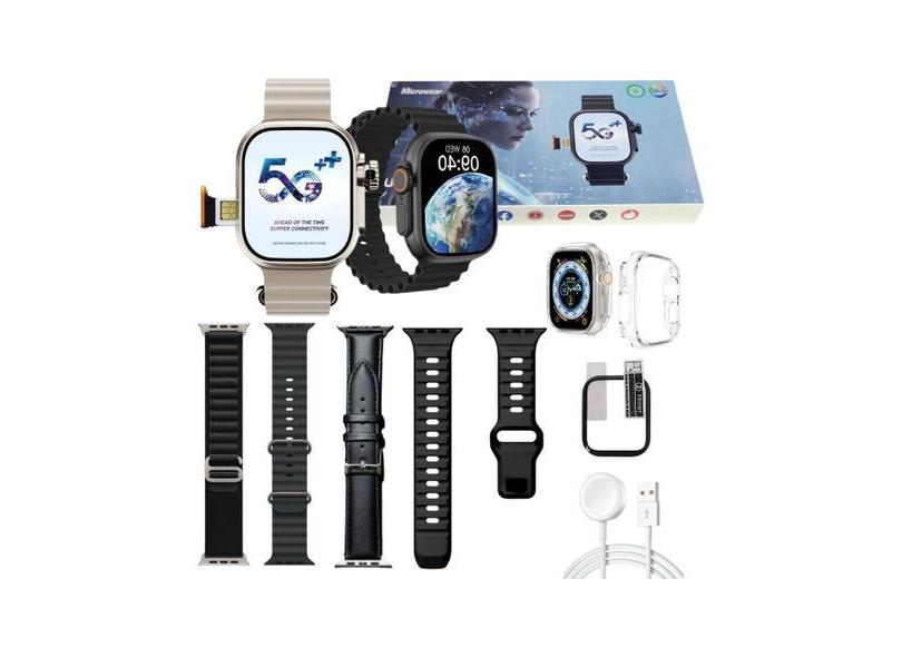 Smartwatch Ultra 3 AI Chip 5G 16GB Para Corridas Funciona com Ligações