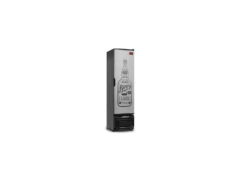 Cervejeira GRB 23E GW Porta Cega Tipo Inox Frost Free 230 L Gelopar 