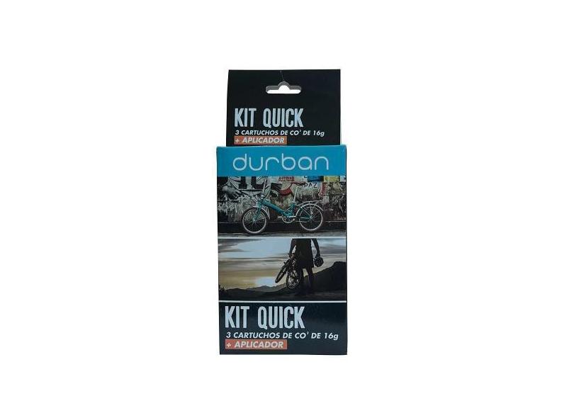 Cartucho de CO2 Durban Kit Quick com 3 unidades e aplicador - Nautika