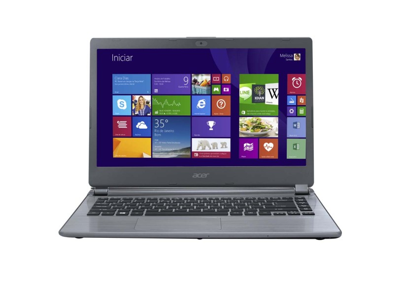 Notebook Acer Aspire V5 Intel Core i3 3217U 2 GB de RAM HD 500 GB LED 14 " Windows 8.1 V5-472-6_BR826