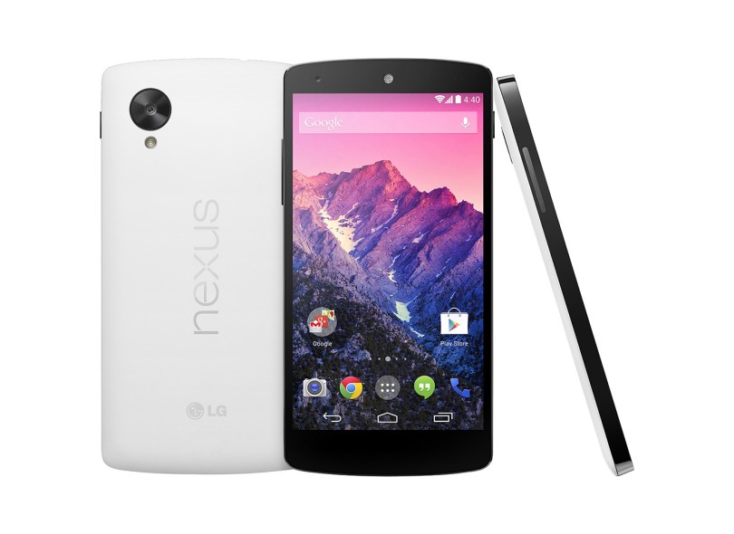 Smartphone LG Google Nexus 5 Câmera 8,0 MP Desbloqueado 16 GB Android 4.4 (Kit Kat) Wi-Fi 4G 3G