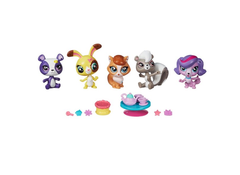 Boneca Littlest Pet Shop Amigos Temáticos Aniversário Supresa B1427 Hasbro