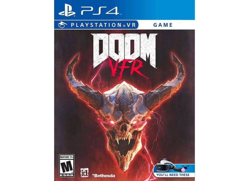 Jogo Doom VFR PS4 Bethesda