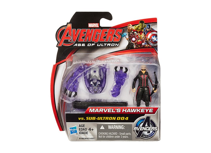 Boneco Avengers A Era de Ultron Hawkeye VS Sub Ultron B0423/B1485 - Hasbro