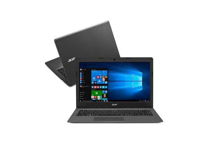 Notebook Acer Aspire One Intel Celeron N3060 2GB de RAM SSD 32 GB 14" Windows 10 AO1-431-C3WF