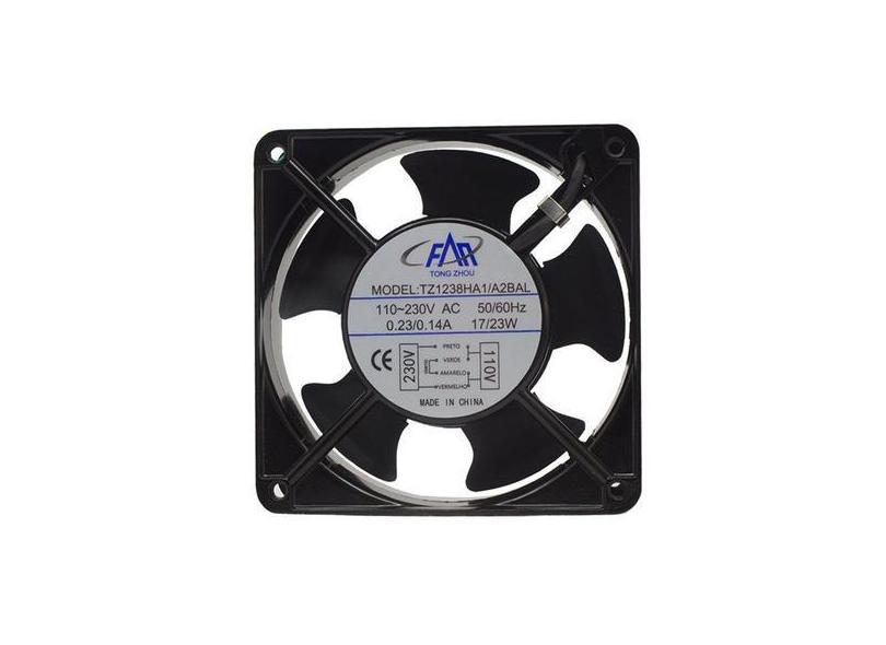 Ventilador de Painel 120x120x38 110/220V Embutido Rolamento Maxtech