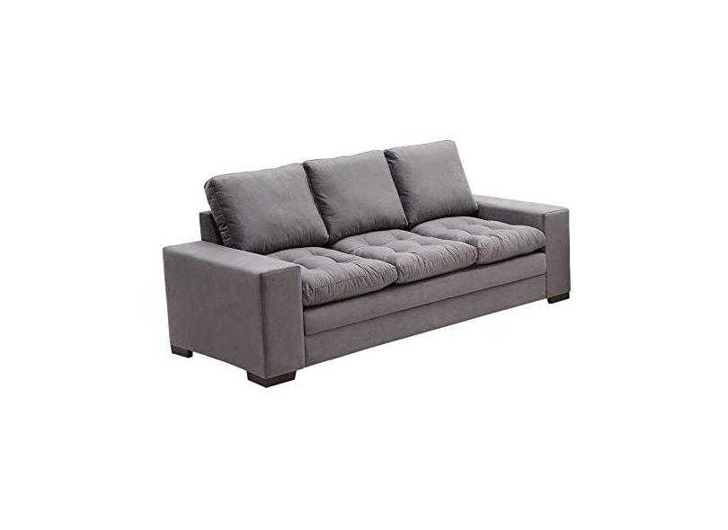 Sofá 3 lugares Suede Camburí Mobly com o Melhor Preço é no Zoom