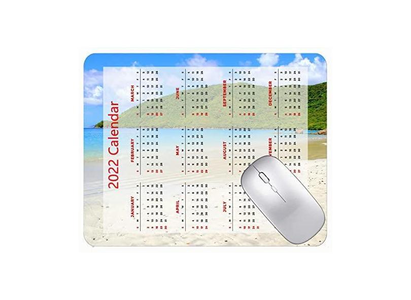 Mouse pad para jogos com design especial 2022, mouse pad de borracha para praia, ilha do mar do Caribe