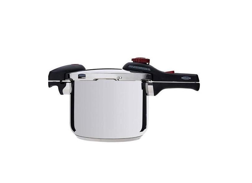 Panela De Pressão Supra Inox 6 Litros Brinox