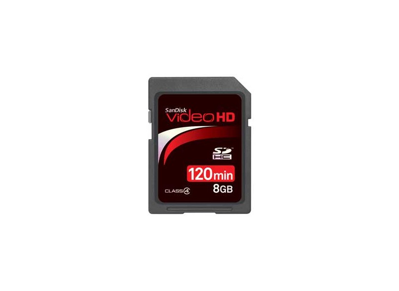 Cartão de Memória SDHC SanDisk 8 GB