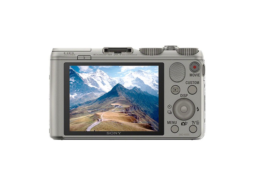 Câmera Digital Sony Cyber-Shot 20,4 MP Full HD Foto 3D DSC-HX50