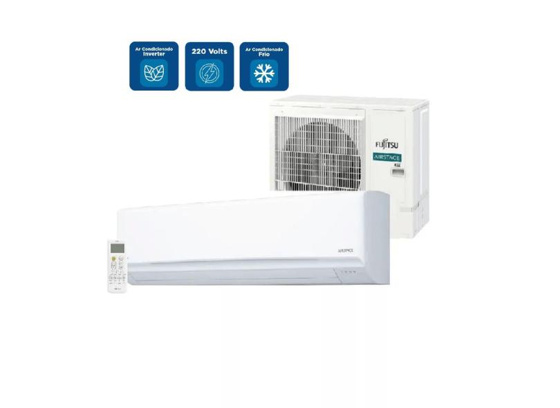 Ar Condicionado Split Hi Wall Inverter Fujitsu Airstage 27000 BTU/h Frio ASBH27CMTA - 220 Volts