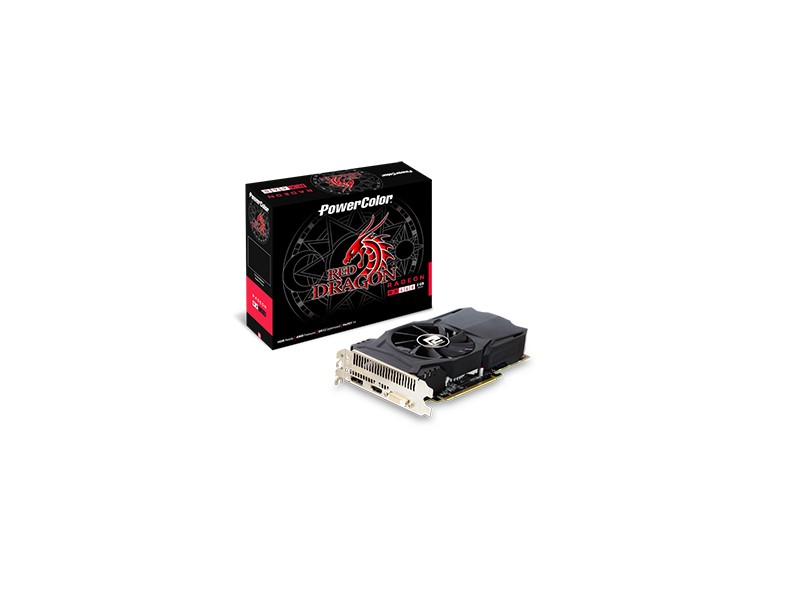 Placa de Video ATI Radeon RX 460 2 GB GDDR5 128 Bits PowerColor AXRX 460 2GBD5-DH/OC