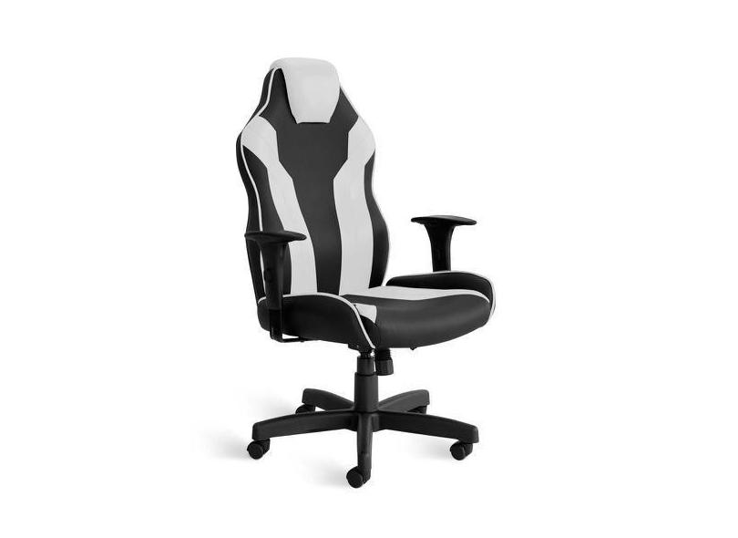 Cadeira Gamer Obeso Plus Size Giratória Relax Pt/Bc - Flex Cadeiras