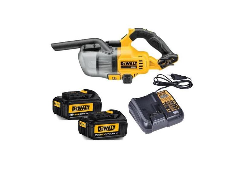 Aspirador de Po Portatil 2 Baterias 20v 3ah Dcv501hb Dewalt