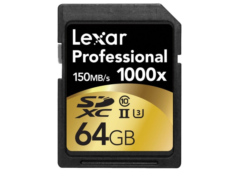 Cartão de Memória SDXC Lexar Professional 64 GB LSD64GCRBNA1000
