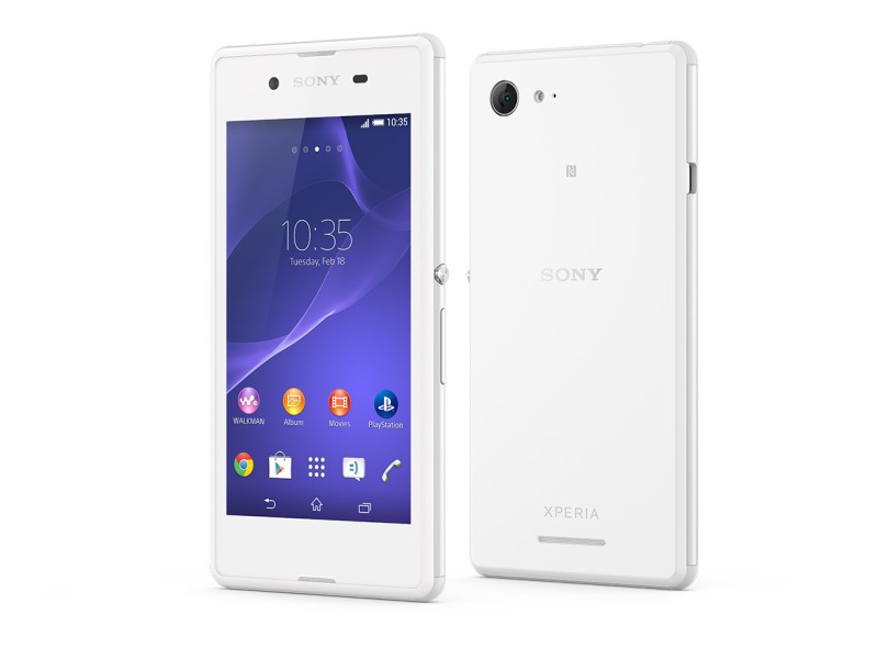 Smartphone Sony peria E3 D2243 4GB Android 4.4 (Kit Kat) 4G Wi-Fi 3G