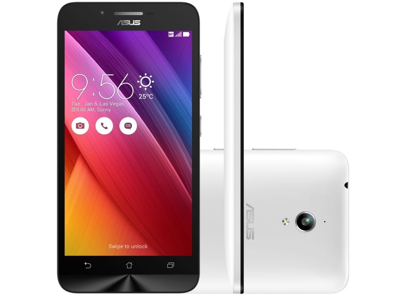 Smartphone Asus ZenFone Go ZC500TG 2 Chips 8GB Android 5.1 (Lollipop) 3G Wi-Fi
