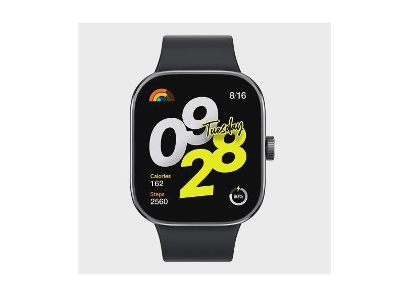 Relógio Inteligente Xiaomi Redmi Watch 4 Smartwatch, Bluetooth, gps, Funções Diversas, Tela Amoled 1.97, Original