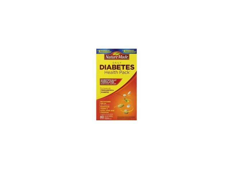 Nature Made Diabetes Health Pack com 60