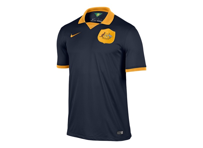 Camisa Jogo Austrália II 2014 sem Número Nike