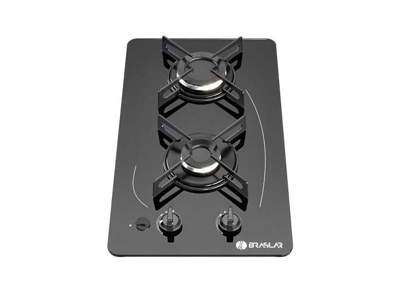 Fogão Cooktop Pop 2 Bocas Com Mesa de vidro temperado