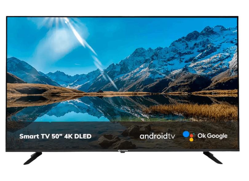 Smart TV TV DLED 50" Rig Vizzion 4K BR50GUA 3 HDMI