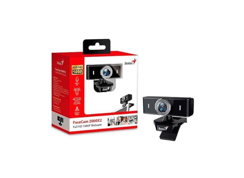 WEBCAM GENIUS FACECAM 2000X2 FULL HD 1080P MIC