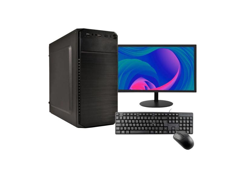 Computador Completo Intel I3 4Gb Hd 500Gb Monitor 19