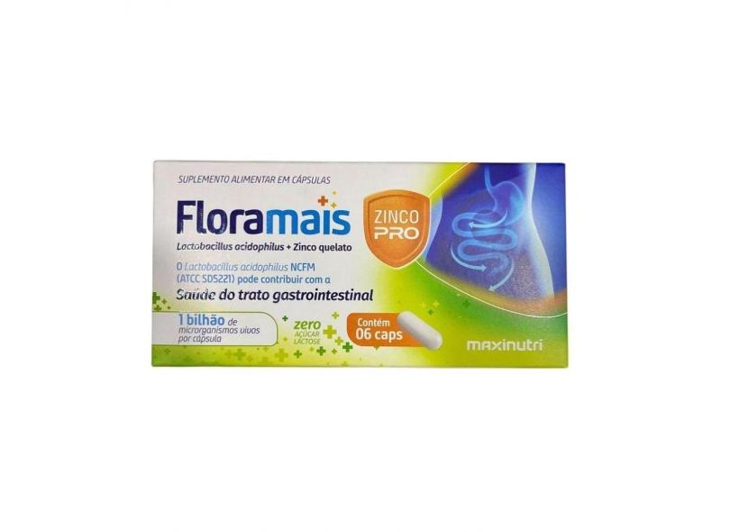 Floramais Zinco Pro (6 Caps) - Padrão: único